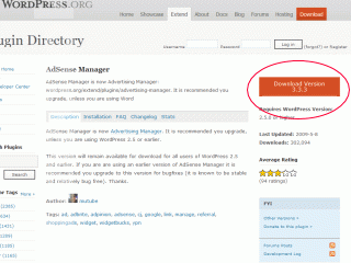 WordPress AdSenseを表示させるプラグイン AdSense Manager